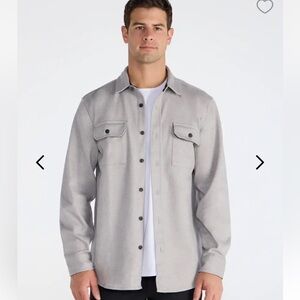 BYLT Gray Coastal Overshirt size large